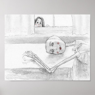 "Through the Window" von Christiane Cegavske Poste Poster