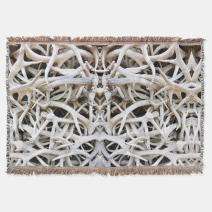 Throw-Blanket-Elk-Antler Decke