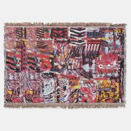 Throw Blanket – Fragmented Pulse Decke