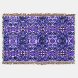 Throw Blanket Lila Amethyst Decke