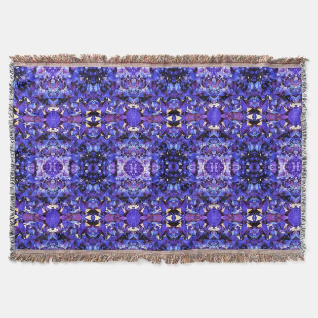 Throw Blanket Lila Amethyst Decke (Vorderseite)