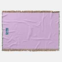 Throw Blanket (Solid Pale Lilac) RFPMDesign ©️ 202