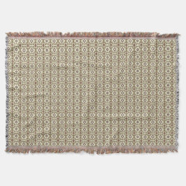 Throw Blanket with Old Spanish Style Vibes  Decke