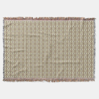 Throw Blanket with Old Spanish Style Vibes  Decke