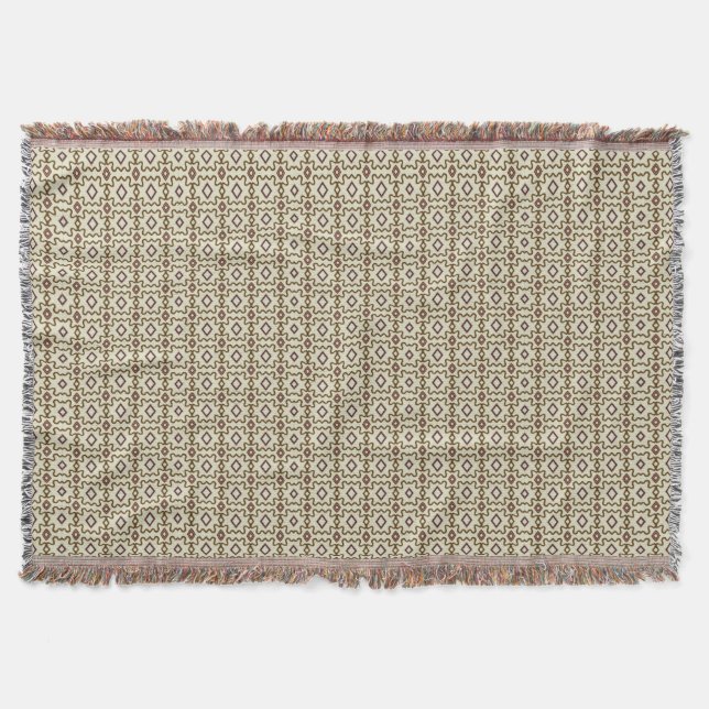 Throw Blanket with Old Spanish Style Vibes  Decke (Vorderseite)
