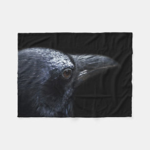 Throw-Decke des atemberaubenden Raben Hauptdie Fleecedecke