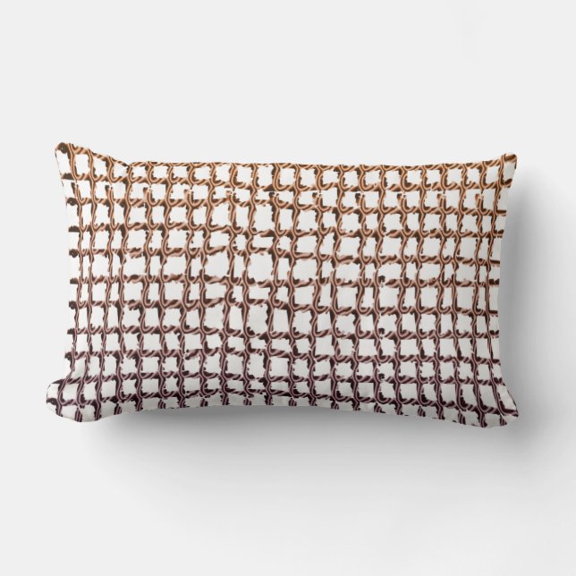 Throw Kissen Beige Net (Vorderseite)