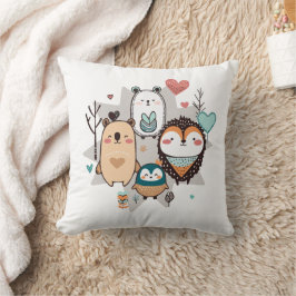 Throw Kissen bietet eine niedliche Abbildung.