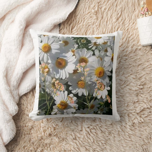 Throw Kissen blühende Daisies Delight Kissen. (Decke)