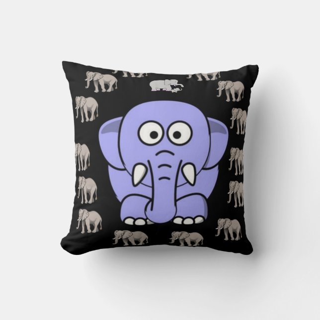 Throw Kissen Elephant (Vorderseite)