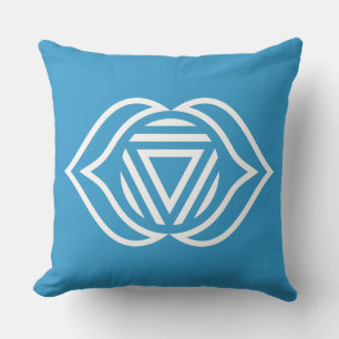 Throw-Kissen für das dritte Auge Chakra Kissen