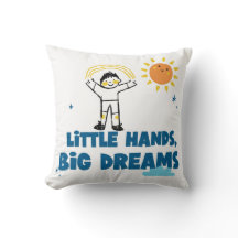 Throw Kissen Kleine Hände Big Dreams