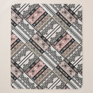 Throw Kissen Tribal Ethno traditionell geometrisch Sherpadecke