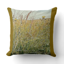 Throw Kissen "Wilde Blume"