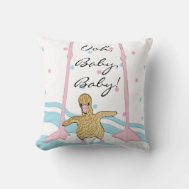 Throw Pillow 16" Square Flamingo Kissen