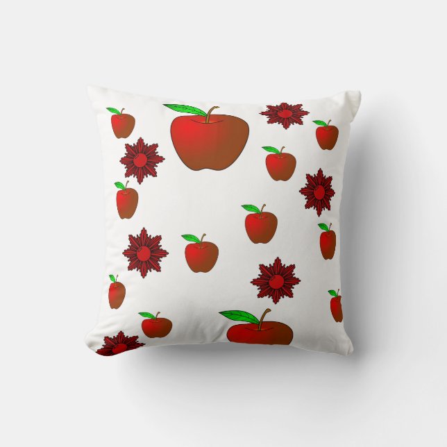 Throw Pillow Apple Kissen (Vorderseite)