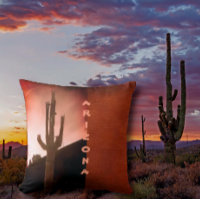 Throw Pillow Arizona Wüste Skelettkaktus