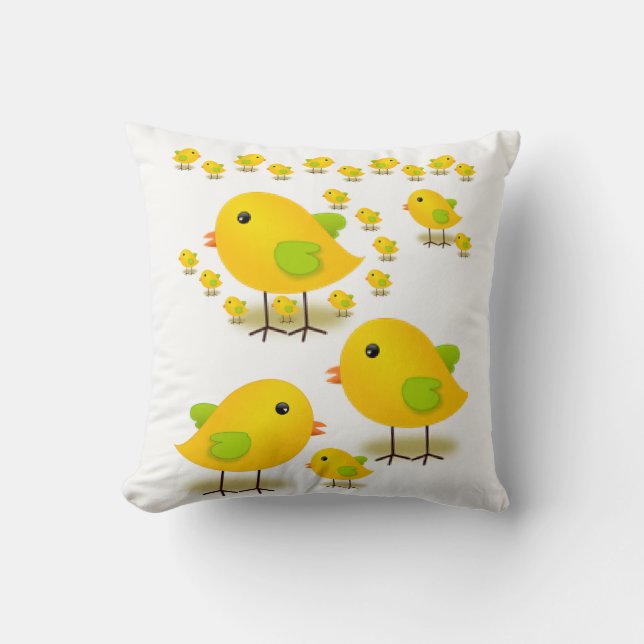 Throw Pillow Bird Kissen (Vorderseite)