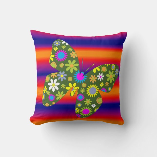 Throw Pillow Butterfly Kissen (Vorderseite)