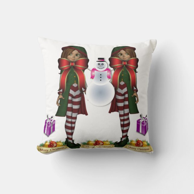 Throw Pillow Christmas Kissen (Vorderseite)