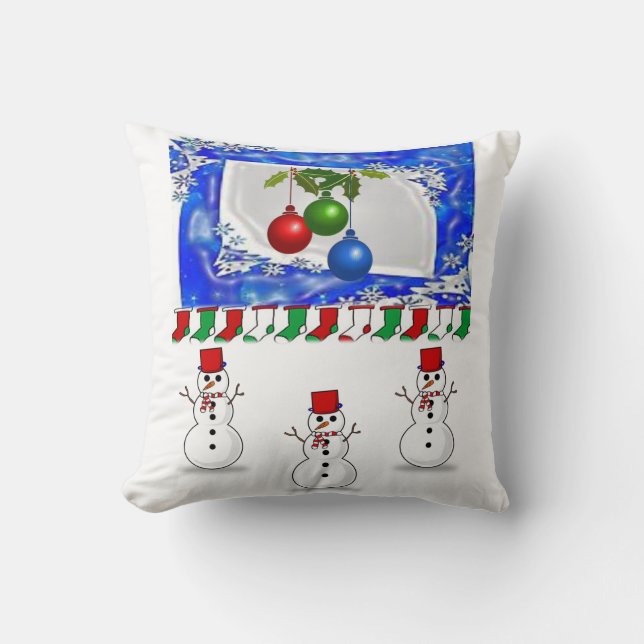 Throw Pillow Christmas Kissen (Vorderseite)