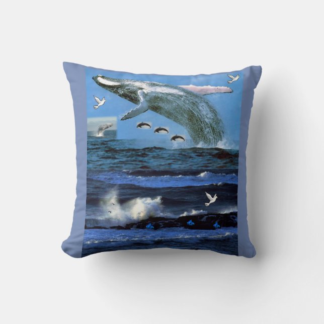Throw-Pillow-Delphine Kissen (Vorderseite)