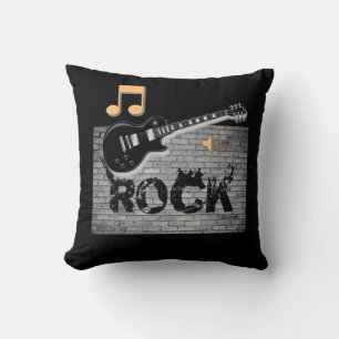 Throw Pillow Guitar Kissen