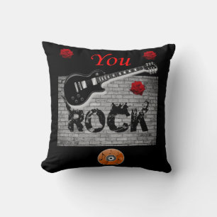 Throw Pillow Guitar Kissen