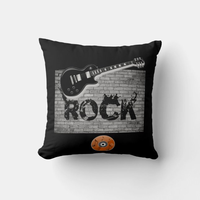 Throw Pillow Guitar Kissen (Vorderseite)