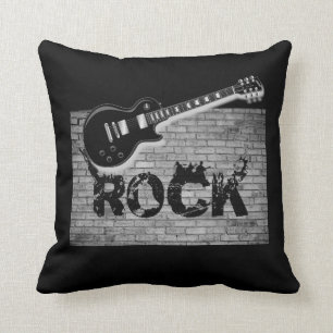 Throw Pillow Guitar Kissen