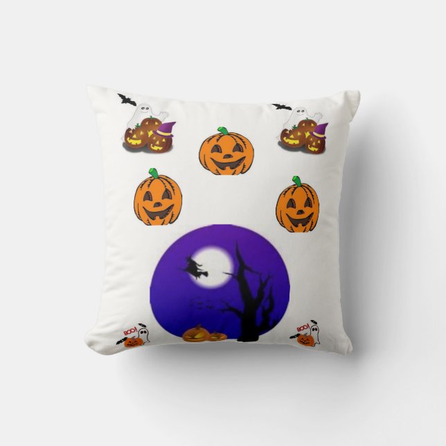 Throw Pillow Hallowen Kissen (Vorderseite)