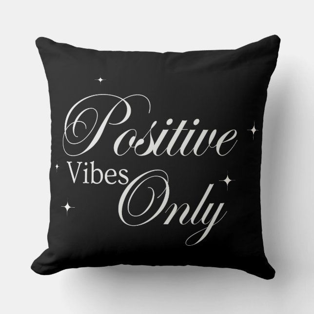  Throw Pillow – Inspirational Quote Pillow Kissen (Vorderseite)