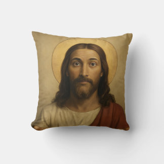 Throw Pillow Jesus lustig Kissen