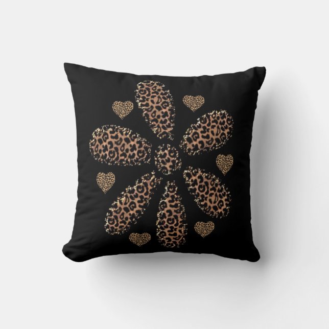 Throw Pillow Leopard Kissen (Vorderseite)