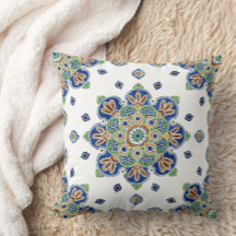 Throw Pillow mehrfarbige Medallion