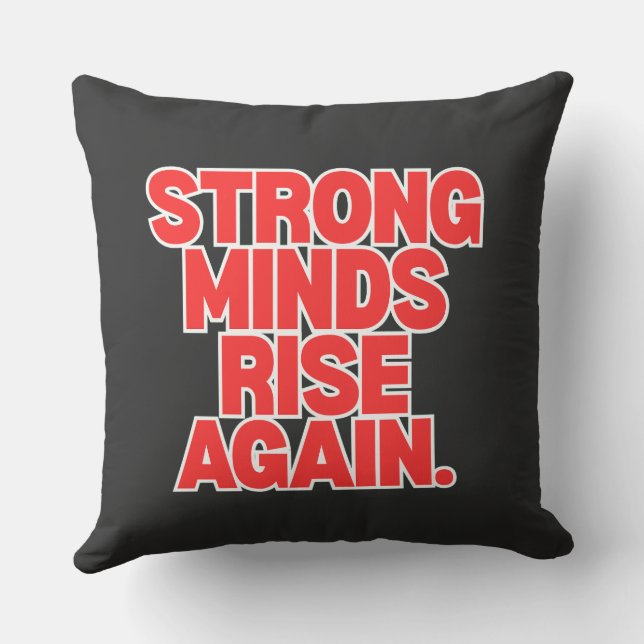 Throw Pillow – Modern Positive Message Home Decor Kissen (Rückseite)