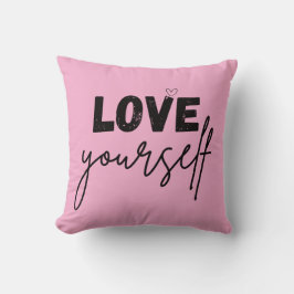 throw pillow | motivational | love yourself kissen