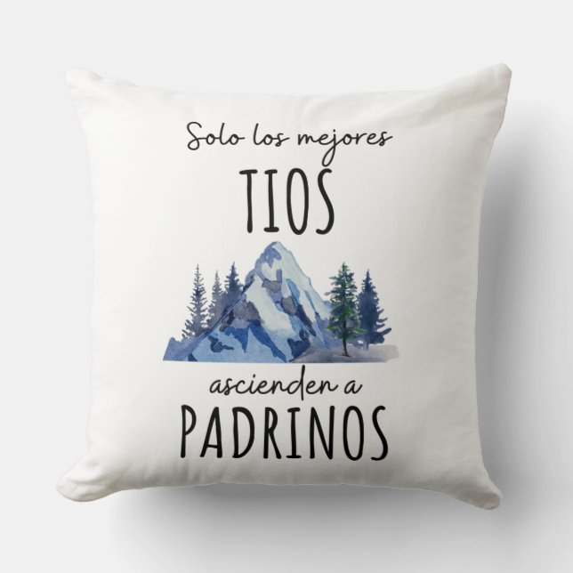 Throw Pillow Padrinos De Bautizo Kissen (Vorderseite)