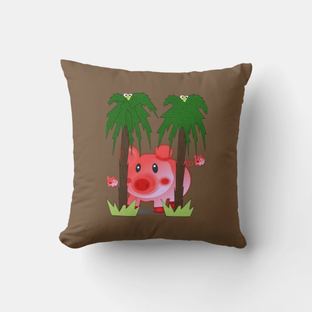 Throw Pillow Pig Kissen (Vorderseite)