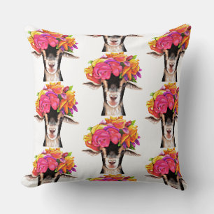 Throw Pillow Posey die Ziege Kissen