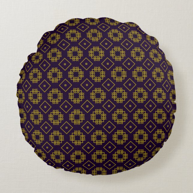 Throw Pillow Rundes Kissen (Vorderseite)