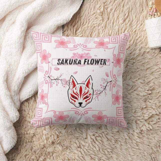 Throw Pillow Sakura Blume - Die Schönheit Kissen (Decke)