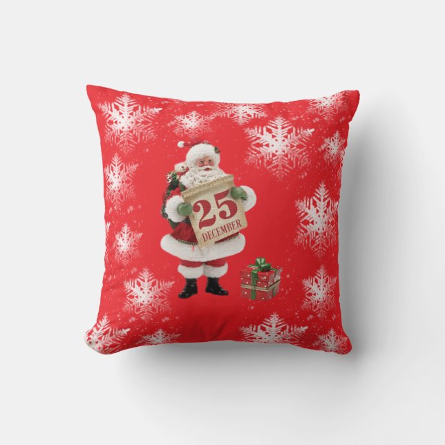 Throw Pillow Santa Claus  Kissen (Vorderseite)