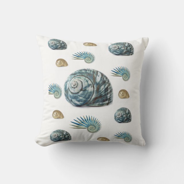 Throw Pillow Seashell Kissen (Vorderseite)