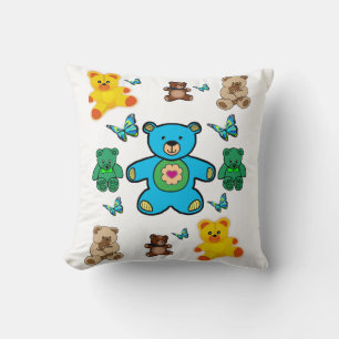 Throw Pillow Teddy Bear Kissen