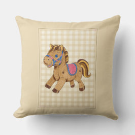 Throw Pillow Toy Pferd Kissen