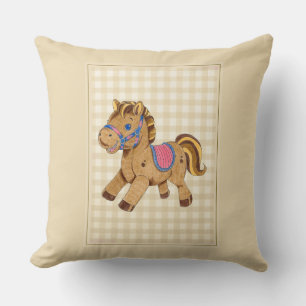 Throw Pillow Toy Pferd Kissen