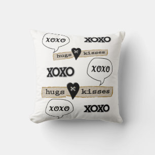 Throw Pillow Valentinstag Xoxo Kissen