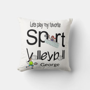 Throw Pillow Volleyball Sports Kissen