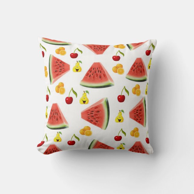 Throw Pillow Watermelon Kissen (Vorderseite)